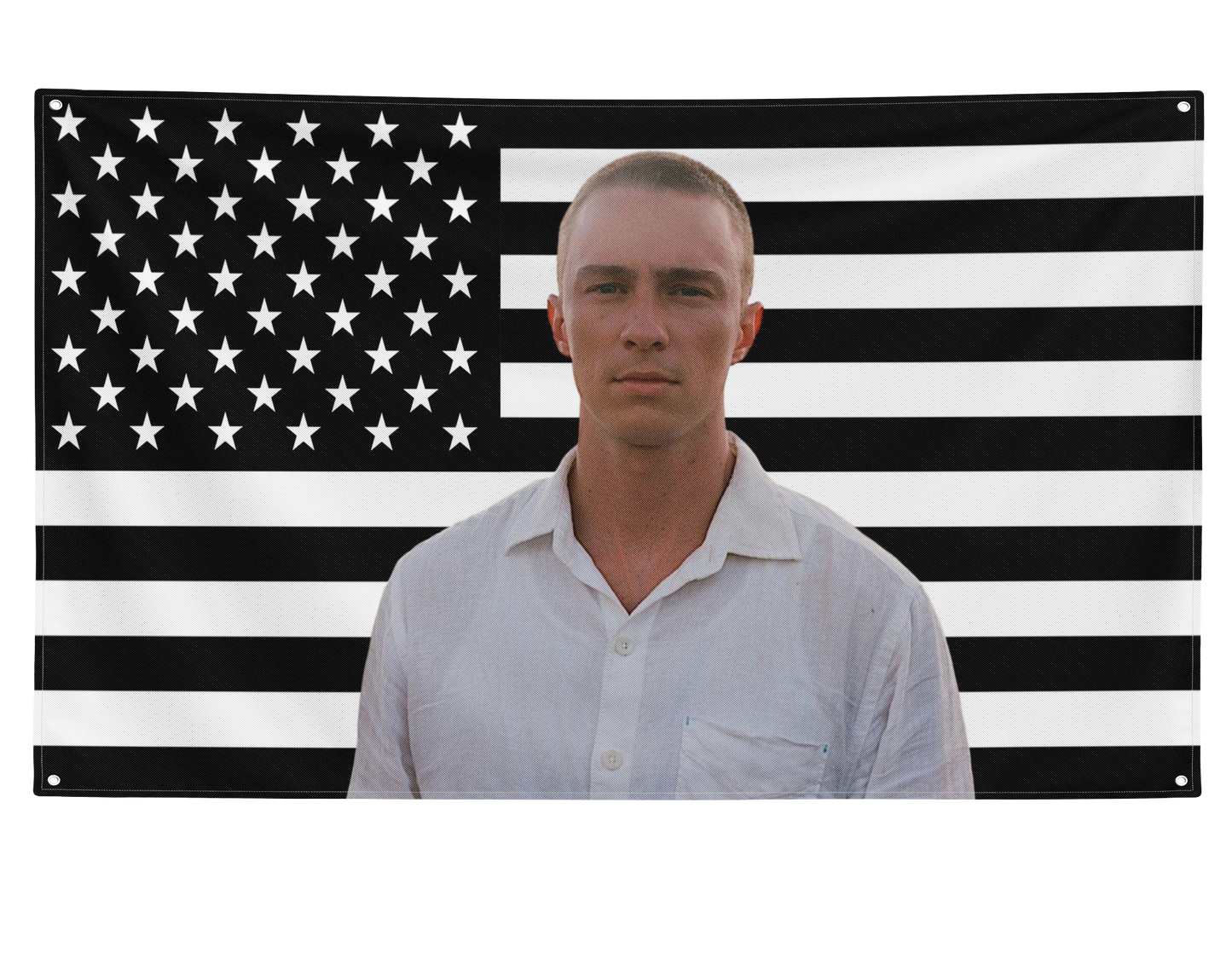 Custom BLACK USA Flag